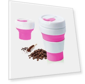 Collapsible Silicone Coffee Mug — Travel Mugs