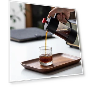 Hand Brewed Coffee French Press Filter Pot — Brewing Excellence