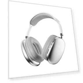 Wireless BT-compatible Headphones With Mic — Over-Ear Headphones
