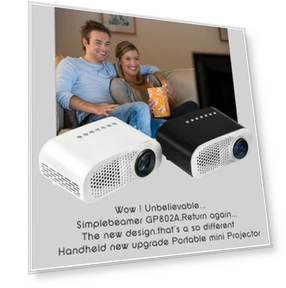 Double HDMI HD Mini Projector — Home Theater Projectors