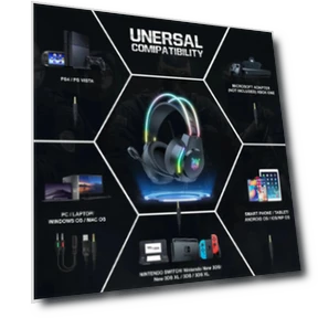 Gaming Headset Wired Headphones — Gaming Headsets, ONIKUMA