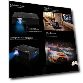Home Theater Multimedia HD LED Projector — Home Theater Projectors