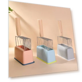 Pet Cat Litter Cleaning Tool — Brushes