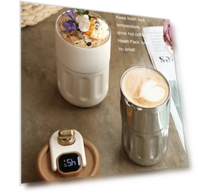 Portable Stainless Steel Coffee Thermos Cup — Travel Drinkware, Wusheng