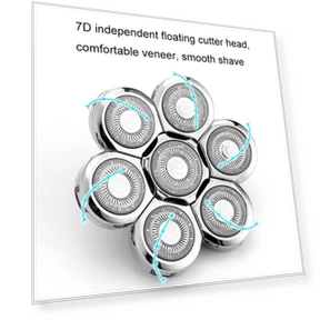 Replaceable Washable Double-Ring Foil and Floating Cutter Head — Replacement Heads