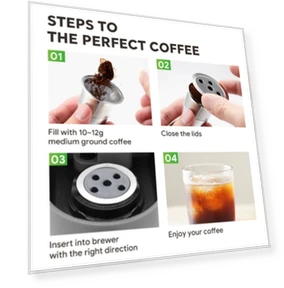 Reusable Stainless Steel Filter Cup — Reusable