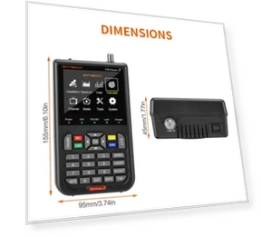 Satellite Finder Digital FTA DVB-S/S2/S2X Signal Measuring Meter Detector Receiver — Satellite Finders, GTMEDIA