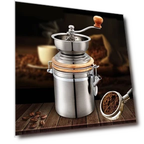 Stainless Steel Hand Crank Coffee Bean Grinder — Hand Coffee Grinders