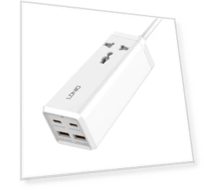 65W USB C Charger 4 Ports USB Output Desktop Power Strip — Chargers, LDNIO