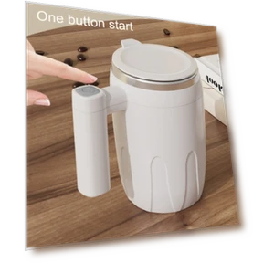 Automatic Stainless Steel Stirring Cup — Drink Stirrers