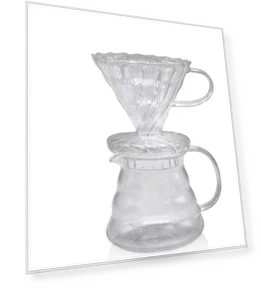 Heat-resistant hand brewed coffee glass pot — Pots