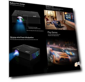 Home Theater Multimedia HD LED Projector — Home Theater Projectors