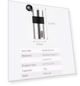 Mini Manual Stainless Steel Coffee Grinder — Hand Coffee Grinders