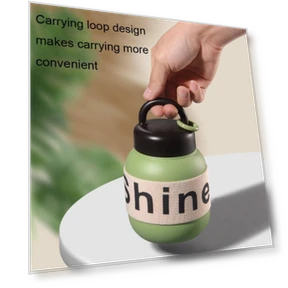 Portable Thermos Coffee Cup with Tea Filter — Travel Drinkware