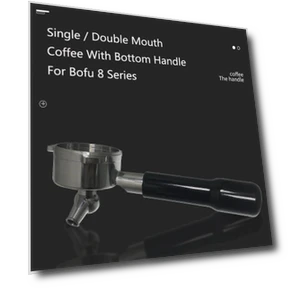 Stainless Steel Coffee Machine With Bottom Handle — Coffee & Espresso Machine Components
