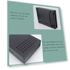 Stainless Steel Drawer Type Coffee Grounds Box — Coffee Pod Holders