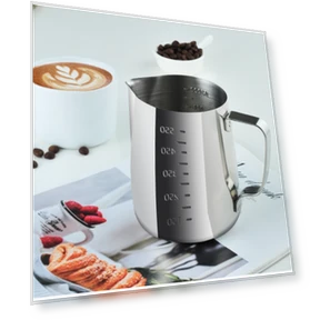 Stainless Steel Tipped Flower Cup with Graduated Measuring Cup — Measuring Cups
