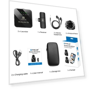 Wireless Lavalier Microphone — Wireless Systems, PULUZ