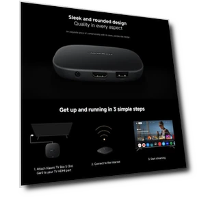 TV Box S 3rd Gen 4K Ultra HD Google TV Smart TV Box Media Player — Ultra HD Media Players, Xiaomi