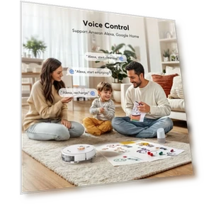 2in1 Robot Vacuum Cleaner & Pet Grooming Tool — Smart Cleaning Robots, Teendow
