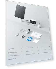 Argus 4 Pro Home Security Camera with Solar Panel — Smart Home Security, Reolink
