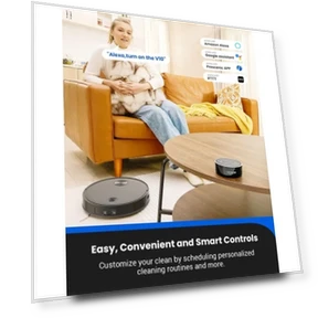 Robot Vacuum Cleaner with Floor Mopping — Smart Cleaning Robots, Proscenic