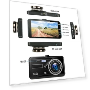 Car DVR with Touch Screen — Dashboard Cameras, HOME-Auto-001