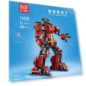 Creative Toys, App-Controlled, Motorized Raspberry Robot Model — Construction Kits, MOULD KING