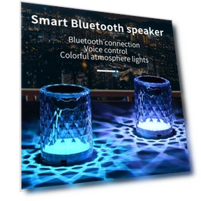 Smart Bluetooth Speaker with AI — Portable Audio, Crowner
