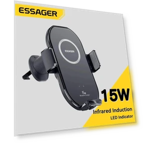 Smart Sensor Wireless Car Charger — Chargers, ESSAGER