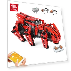 Technical Building Blocks, Remote Control Robot, Motorized Tank Model — Construction Kits, MOULD KING