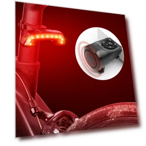 Wireless Bike Taillight with Horn — Bike Headlights, BLOOKE