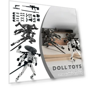 3D Printed Mobile Doll Robot Titan — Collectible Statues, Excellent stuff