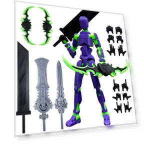 3D Printed Mobile Robot Titan Doll Set — Collectible Statues, lucky66
