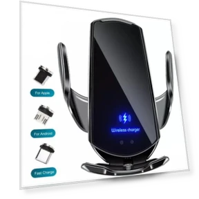 Car Phone Holder with Wireless Charging — Dashboard Installation Kits, Optimized General