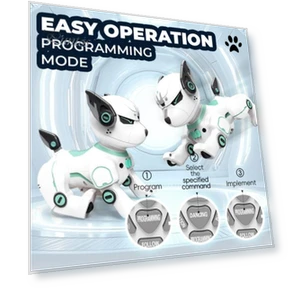 Radio-controlled robot dog — Interactive Animal Companions, Safety toy