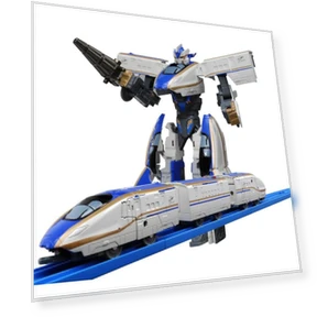 Shinkansen Shinkalion E7 Shinyaki Transforming Robot — Interactive Figures & Robots, TAKARA TOMY