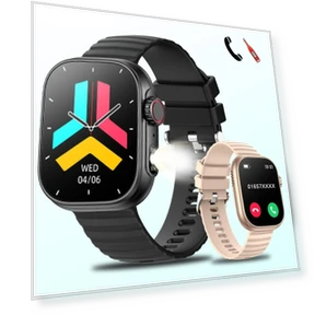 Smartwatch with LED Flashlight — Smartwatches, Senbono