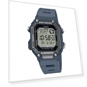 Digital Watch Mobile Link Bluetooth Equipped Step Tracker — Wearable Accessories, Casio
