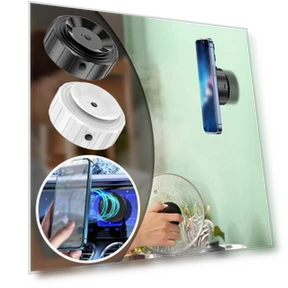 Magnetic Vacuum Car Phone Holder — Dashboard Installation Kits, Auto Accessories Home