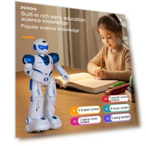 Programmable Dancing Robot with LED Eyes — Interactive Figures & Robots, Fashion Accessory