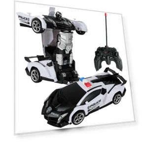 Remote Control Police Car — Interactive Figures & Robots, RC-HCQL