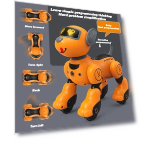 Remote Control Robot Dog Toy — Interactive Figures & Robots, Hello Garden
