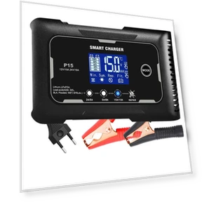 Smart Battery Charger LCD Automatic Pulse Repair Charge — Chargers, Super Dream Home