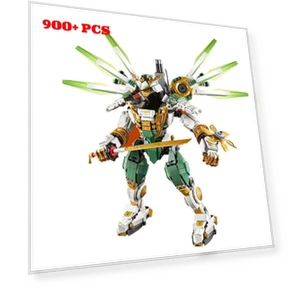 Technical Lloyd Titan Mechanical Warrior Robot Building Blocks — Construction Kits, DURUOB