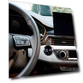 Touchscreen Illuminated Dashboard Clock — Clock, Gauze House
