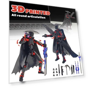 3D Printed Titan Robot Mobile Doll Set — Collectible Statues, Sagittarius7v