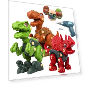 Electric Drill Dinosaur Assembly Kit — Construction Kits, YRstudio