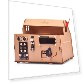 IoT Home Wooden House Learner Kit — Construction Kits, OSOYOO