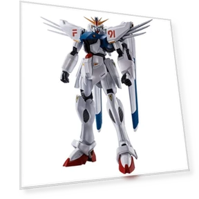Mobile Suit Gundam F91 Gundam F91 Painted Movable Figure — Gaming Figures, TAMASHII NATIONS